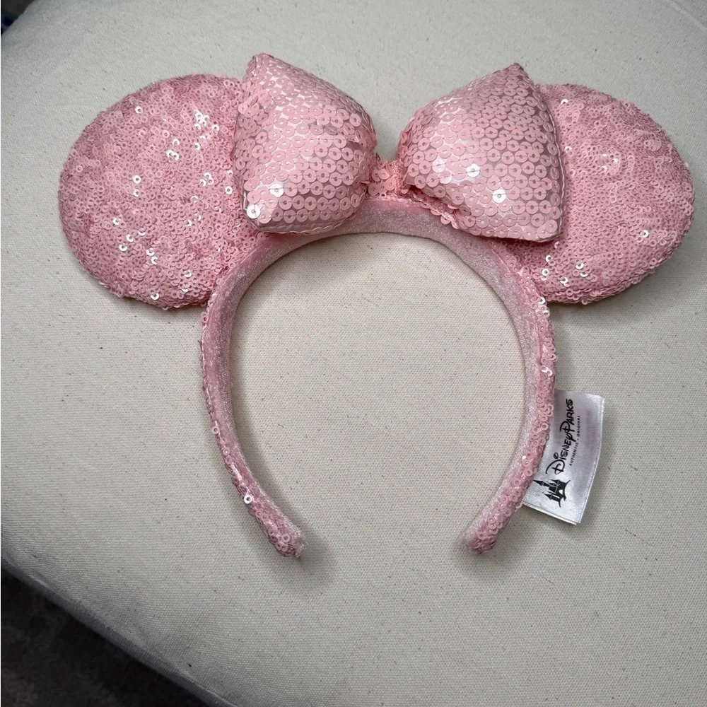Disney Blush Sequin Minnie Mouse Headband